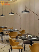 GobekUsa Gold/Black Swing Arm Telescopic Wall Lamp LED E27 - Designer Hotel Restaurant Hall