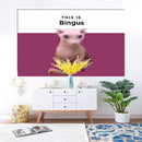GobekUsa Bingus Cat Tapestry Sofa Blanket: Kawaii Aesthetic Meme Decor for Living Room