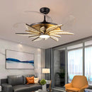 GobekUsa Kids Bedroom Ceiling Fan with Remote Control and LED Light