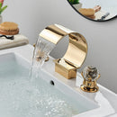 GobekUsa Brass Bathroom Faucet Set - Kitchen Mixer Tap and Shower Combo