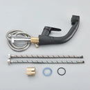 GobekUsa Black Basin Faucet: Pull Out Sink Mixer Tap with 360° Rotation and Hot&Cold Sprayer