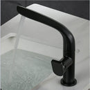 GobekUsa Brushed Gold Basin Faucet - Brass Single Handle Bathroom Mixer Tap