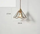 GobekUsa Blue Glass Pendant Lights for Bedroom Dinning Living Room