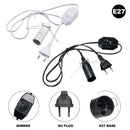 GobekUsa Decorative Lamp Cord with Dimmer Switch and E14 E27 Socket