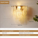 GobekUsa Luxe Crystal Glass Wall Lamp for Aisle, Living Room, Bedroom & Corridor Lighting