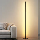 GobekUsa LED Floor Lamp 15W Aluminum Iron Paint Black/White Living Room Bedroom Lighting