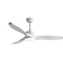 GobekUsa 52" Black Walnut Grain Ceiling Fan with LED Light & Remote Control