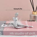 GobekUsa Ballet Girl Resin Figurine - Nordic Luxury Desktop Decoration and Birthday Gift