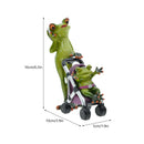 GobekUsa Frog Family Statue Set Home Decor Cute Animal Figurine Living Room Bedroom Desktop Accessory