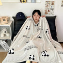 GobekUsa Double-Sided Thin Velvet Printed Blanket for Adults - Spring Autumn Bedding & Sofa Decor