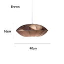 GobekUsa Danish Pendant Light Minimalist Lantern Ufo Lampshade Rustic Fabric Lamp