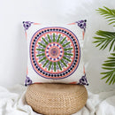 GobekUsa Boho Farmhouse Floral Square Pillow Cover Set of 2