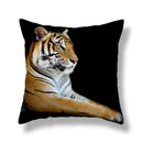 GobekUsa Brave Tiger Pattern Print Pillowcase, Super Peach Skin Cushion Cover