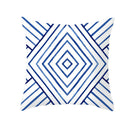 GobekUsa Geometric Heart Round Cushion Cover for Home Decor
