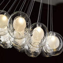 GobekUsa Glass Ball LED Chandelier: Modern Nordic Style Lighting for Home Decoration