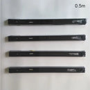 GobekUsa Ceiling Track Rail Connector Set: Black/White, Straight/Cross, 0.5m/1m, 2-Wire