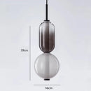 GobekUsa Candy Glass Ceiling Hanging Chandelier for Loft Living Room