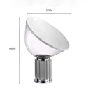 GobekUsa Glass Radar Shade LED Desk Lamp for Bedroom & Living Room Lighting