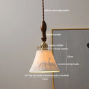 GobekUsa Ceramic LED Pendant Light Fixture Modern Hanging Lamp for Home Decor