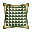 GobekUsa Geometric Tufted Embroidery Cushion Cover 45x45cm Black White Lattice Sofa Pillow