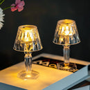 GobekUsa Crystal Diamond LED Night Light Table Lamp for Bedroom Reading