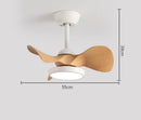 GobekUsa 22" Children Room LED Ceiling Fan Light Remote Control Small Fan Lamp