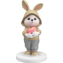 GobekUsa Cute Rabbit Desk Figurines, Cartoon Home Decor, Nordic Arts, Crafts Supplies