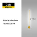 GobekUsa 350° Rotatable LED Wall Lights for Living Room Bedroom Home Interior Lighting