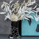 GobekUsa Gold Plated Hollowed Vase for Desk Decoration and Floral Arrangement