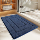 GobekUsa Geometric Flocked Bath Mat Thicken Super Absorbent Anti-slip Bathroom Rug.