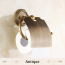 GobekUsa Antique Brass Toilet Paper Holder Wall Mount Bathroom Accessories