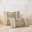 GobekUsa Bohemian Tufted Tassel Pillow Case - Geometric Nordic Style Sofa Cushion
