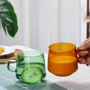 GobekUsa 350ml Glass Coffee Mug Tea Juice Cup Heat Resistant Durable High Borosilicate