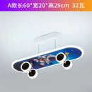 GobekUsa Kids Skateboard LED Ceiling Light for Modern Children's Rooms