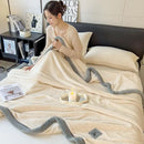 GobekUsa Light Luxury Velvet Plush Cotton Blanket