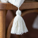 GobekUsa Geometric Embroidery Cushion Cover with Tassel, Home Decor Pillowcase, Various Sizes