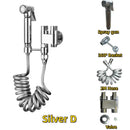 GobekUsa High Pressure Bidet Sprayer Set - Toilet Hygienic Shower Bathroom Accessories