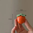 GobekUsa Fruit Sculpture Tea Caddy Home Decor Ornament Strawberries Persimmon Decoration