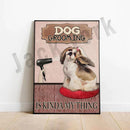 GobekUsa Dog Grooming Poster: Funny Dog Grooming Gifts for Dog Moms