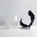 GobekUsa Leaf Tray Resin Bowl: Handcrafted Desktop Storage & Home Decor
