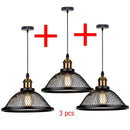 GobekUsa Black Iron Net-Cage Kitchen Pendant Light with LED for Bedroom & Living Room