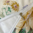 GobekUsa Korean Princess Flowers Bedding Set - Duvet Cover, Bed Skirt, Pillowcases