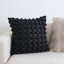 GobekUsa Cream White Plaid 3D Bubble Cushion Cover - Light Luxury Decorative Sofa Pillow Cover