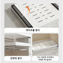 GobekUsa Kitchen Storage Rack Drawer Organizer with Slide Rails