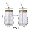 GobekUsa Glass Cup with Lip Straw for Coffee, Wine, Beer, Juice, and More
