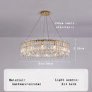 GobekUsa Crystal Pendant Chandelier for Living Room Bedroom - Luxury Hanglamp by Lamparas Lustres