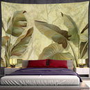 GobekUsa Banana Leaf Tapestry Wall Hanging Psychedelic Hippie Tapiz Boho Room Decor