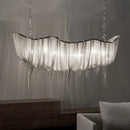 GobekUsa Aluminum Tassel Chandelier: Modern Nordic Style Pendant Lamp for Living Room