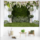 GobekUsa Garden Landscape Tapestry Wall Hanging Natural Boho Home Decor Scenery Art