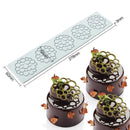 GobekUsa Heart Leaf Shaped Silicone Mold for Dessert Decoration and Molecular Gastronomy
